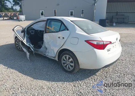 2016 Toyota Corolla Le z USA, uszkodzony, nr VIN 2T1BURHE0GC486214